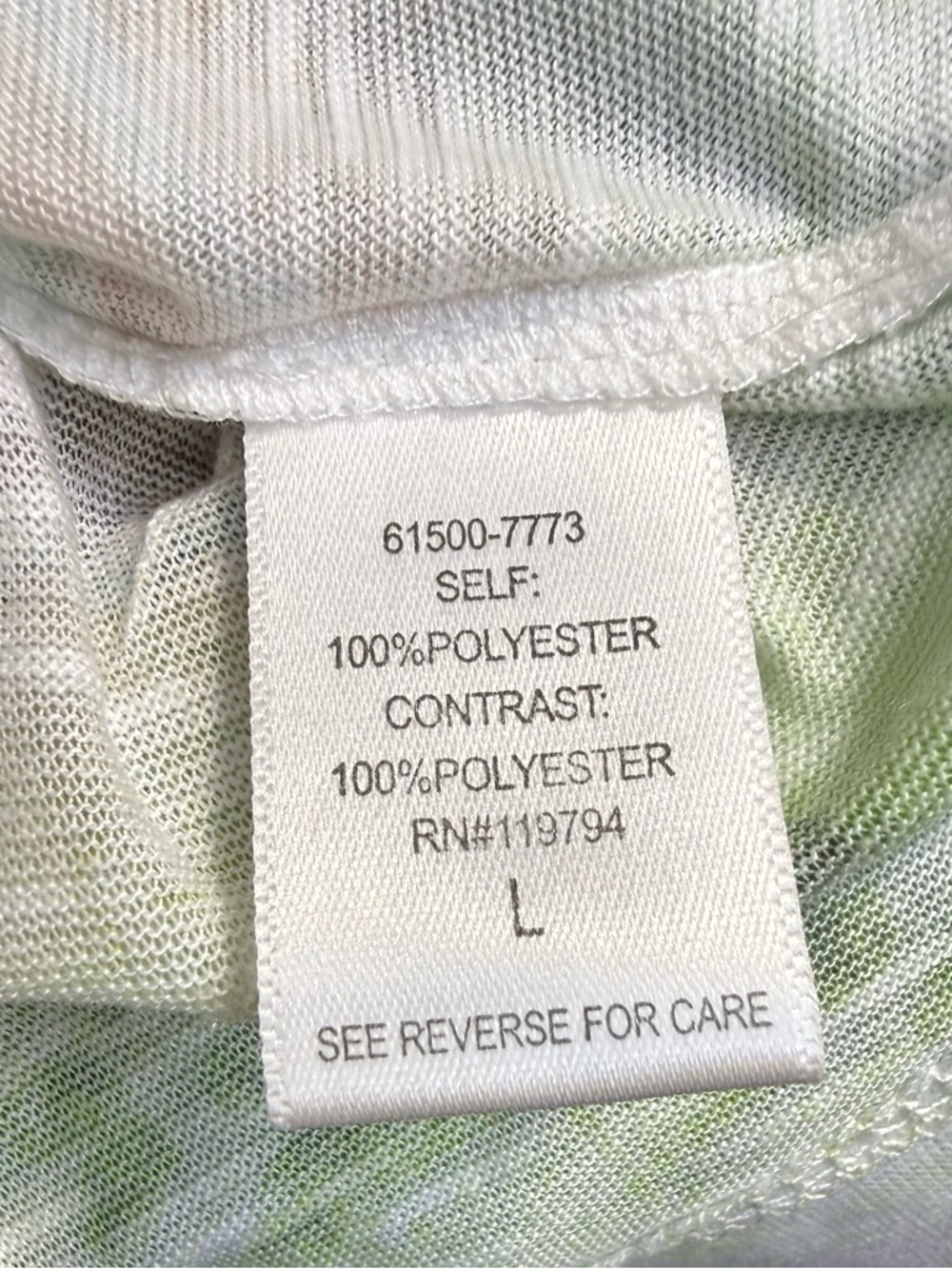 Blue Peacock-Print Chiffon overlay Women's Top - Picture 6 of 7